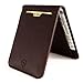 Vaultskin MANHATTAN Slim Bifold Wallet with RFID Protection for Cards and Cash (Brown)
