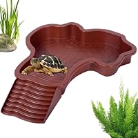 Vasca Per Tartarughe E Rettili Grande Con Design Antiscivolo - Per Draghi Barbuti, Gechi E Animali Domestici - Foto 6