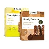 SimplyProtein Vegan Protein Bars - Plant-Based Protein Bars, Contain 12g of Protein, 2g of Sugar, Gl