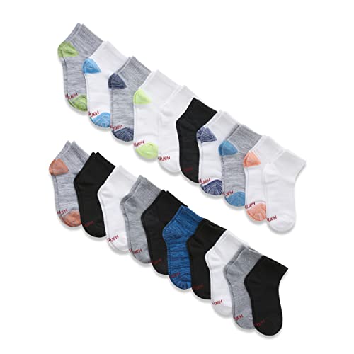 Image of Hanes boys Hanes Boys' Socks, Super Value 20-pair Socks, Ankle and No Show Multi-packs