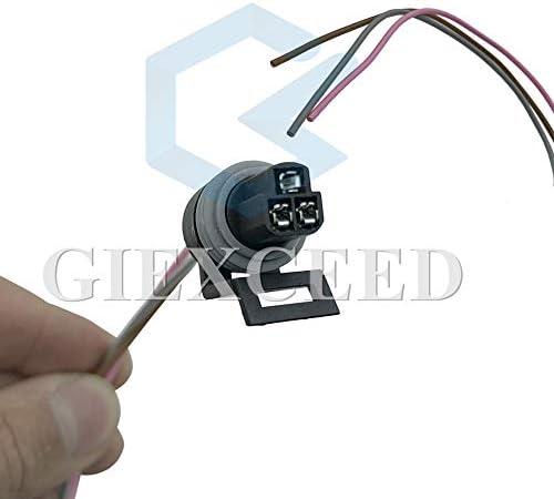 2Pcs 3 Pin Automotive Universal Oil Pressure Sensor Plug Air Pressure Sensor Socket with Wires for Truck HOWO Jiefang