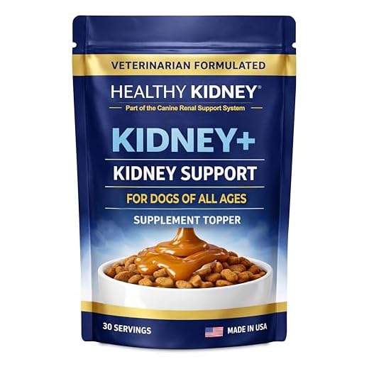 Kidney+ Dog Kidney Support Supplement Food Topper w/Omega 3, Prebiotics, Fiber, Kidney Support for Dogs that’s a Rejuvenator, Add to Any Kidney Dog Food or as Kidney Friendly Dog Treats. Vet Designed