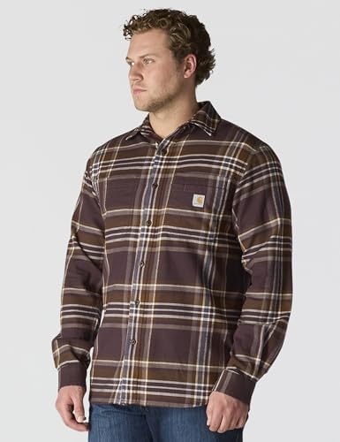 Image of Carhartt Men's Hamilton Relaxed Ls Plaid Shirt