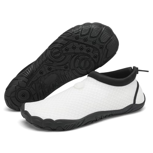 Image of Mishansha Womens Mens Water Swim Shoes Wide Toe Box Barefoot Shoes US Size 5.5-13.5 Women / 3-11.5 Men