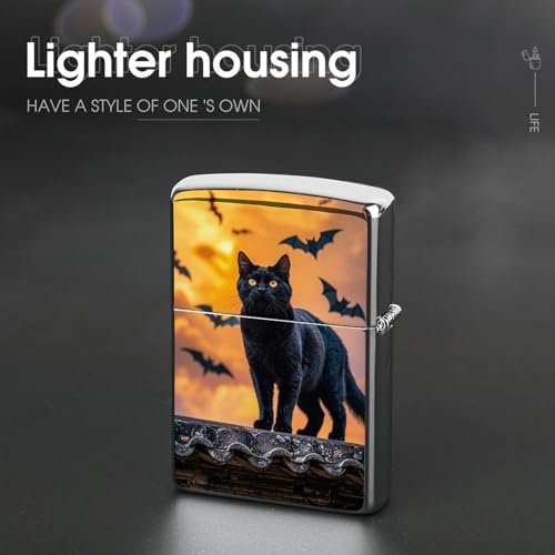 Funda clásica para encendedor The Black Cat miniatura 4