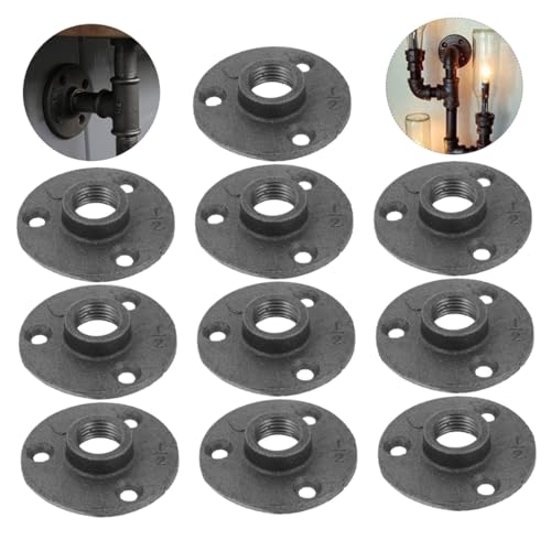 Flange de sol pour étagère industrielle et décoration de salon - 8