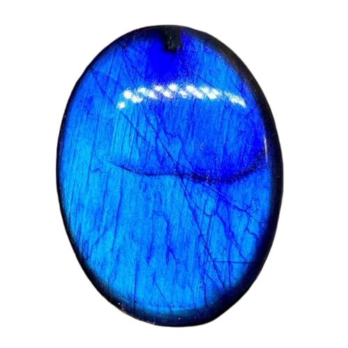 Labradorite naturelle ovale 39x30mm pour création de bijoux DIY