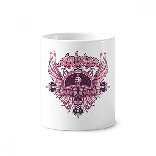 Cadeau original mug céramique crâne rose graffiti tasse blanche 350ml pour ami et proche