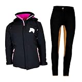Die Jacke ist mit schwarzem Steppfutter leicht gefütter, ideal für Frühjar oder Herbst