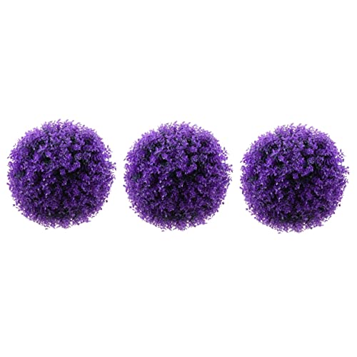 Hoement 3Pcs Eucalyptus Grass Ball Artificial Outdoor Plants House Plants Artificial Outdoor Artificial Plants Decorative Boxwood Artificial Boxwood Balls Hanging Topiary Balls Home Decor #TOP2