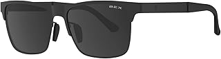 SUNGLASSES ROCKYT LITE FULL METAL FRAME LIFESTYLE SUNGLASSES - BLACK/GRAY.