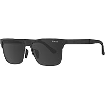 BEX SUNGLASSES ROCKYT LITE FULL METAL FRAME LIFESTYLE SUNGLASSES - BLACK/GRAY.