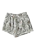 RoseSeek Women's Elastic Waist Camo Mini Shorts Mid Rise Casual Lounge Track Shorts Multicolor Medium