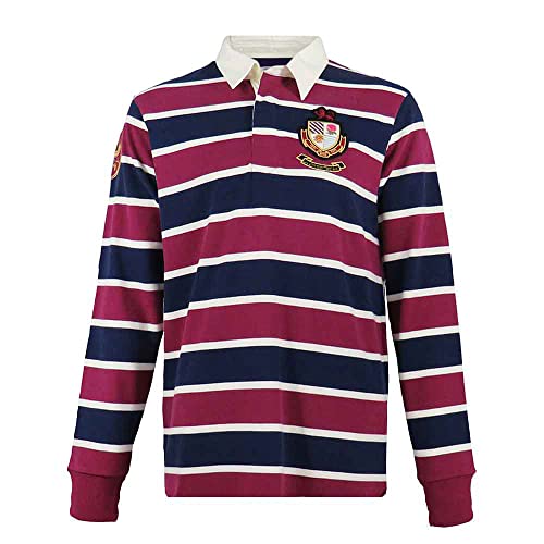 Camiseta de Rugby de Inglaterra, Estilo Vintage, Color Azul (4XL)