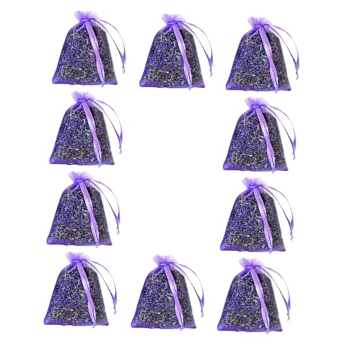 10 unidades de sachets aromáticos de lavanda para armario y auto miniatura 1