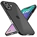 Transparent Case günstig Kaufen-NALIA Extrem Dünne Schutzhülle kompatibel mit iPhone 16 Hülle, 0,3mm Ultra-Slim Case Semi-Transparent Hardcase Anti-Fingerabdruck Cover, Halb-Durchsichtig Durchscheinend Kratzfest, Farbe:Schwarz