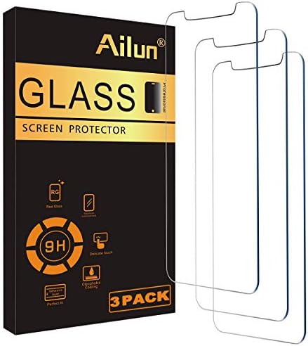 Ailun Glass Screen Protector Compatible for iPhone 12 pro Max 2020 6.7 Inch 3 Pack Case Friendly Tempered Glass