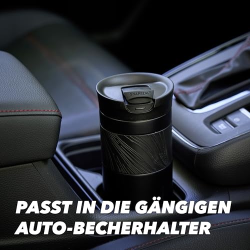 Contigo Byron 2.0 Thermobecher, Edelstahl Isolierbecher mit Snapseal Verschluss, Kaffeebecher to go, 100% auslaufsicher… – Ansicht 6