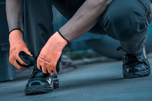 Image of Karam FS71 Black Safety Shoes for Men | Antistatic, Antislip, Oil & Heat Resistant | Single Density with Fiber Toe | Size-05