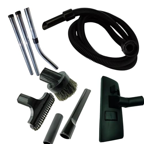 Quailitas Premium Spare Parts Tool Brush Kit for Numatic Henry Hetty Vacuum Cleaner, 2.5m Hose