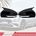 MUXEE Side Mirror Cover,for Genesis G70 2018 2019 2020 2021 2022 2023 2024 2025，Turn Signal housing Cover Sets car Accessories -Bright Black（with Turn Signal Cutout）