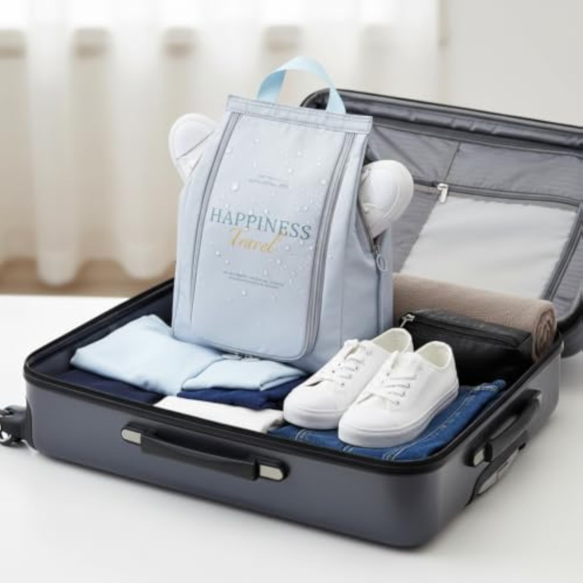 Double-Sided Dustproof Shoe Bag with Handle