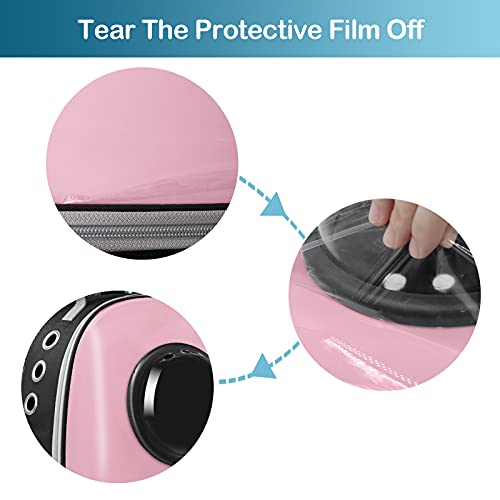 Henkelion Cat Backpack Carrier Bubble Bag, Space Capsule Shell Dog Backpack Carrier for Small Pets Dogs, Pet Carrier Dog… - Image 6