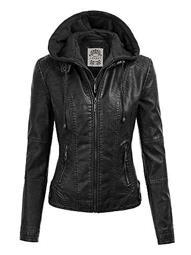 Truth by Republic Faux Leather Quilted Coat product image