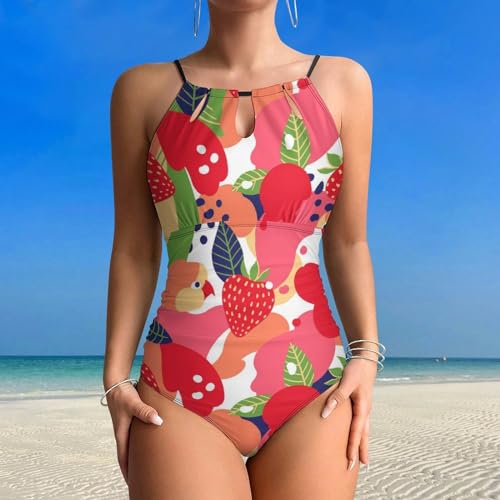 Swimsuit monokini beachwear confortable imprimé original - 2
