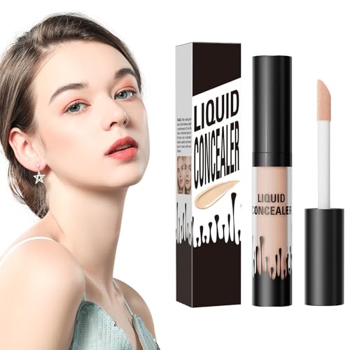 Face Concealer, Make -up Concealer für Gesicht - Feuchtigkeitsfeuchtigkeitsfeuchter Concealer - Augenprimer, anhaltende flüssige Fundament, Teint Booster für dunkle Kreise
