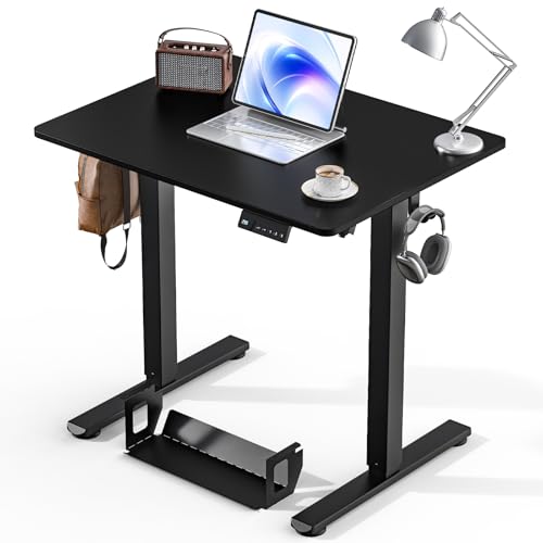 Image of Kingant Standing Desk, 32x24 Inch Electric Height Adjustable Computer Desk