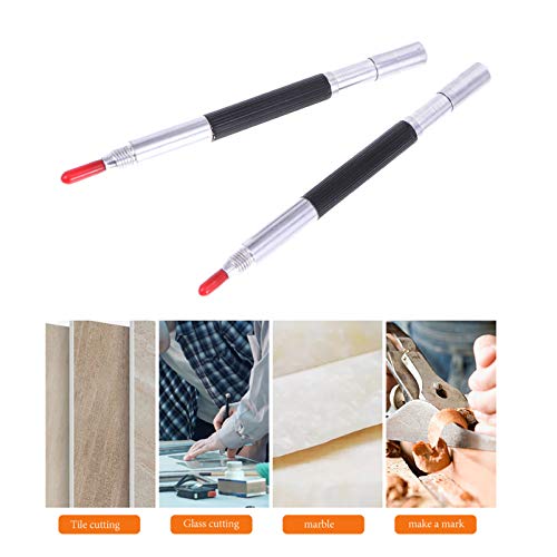 ULTECHNOVO 2Pcs Scriber Dupla Cabeça Gravura Gravura Gravador Caneta Riscador Ferramentas Mini Diy K