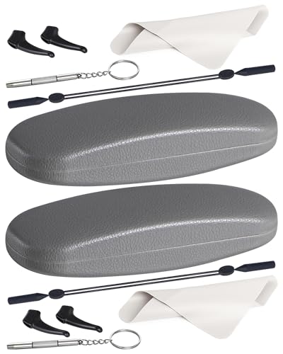 Image of RayLove Unisex Hard Shell Eyeglasses Cases, Protective Case For Glasses