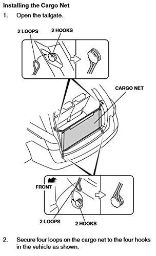 Envelope Style Trunk Cargo Net For Honda Odyssey #TOP7