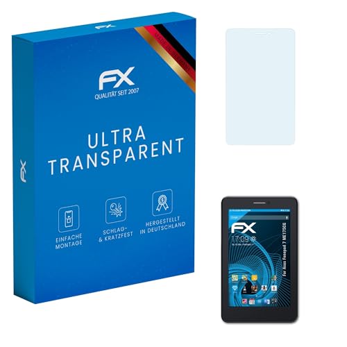 atFoliX Lámina Protectora de Pantalla compatible con Asus Fonepad 7 ME175CG Película Protectora, ultra transparente FX Protector Película (2X)