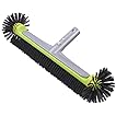Sepetrel Pool Brush Head for Cleaning Walls,Heavy Duty Inground/Above Ground Swimming Pool Round Scrub Brushes with Premium Strong Bristle & Reinforced Aluminium Back