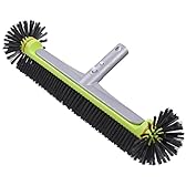 Sepetrel Pool Brush Head for Cleaning Walls,Heavy Duty Inground/Above Ground Swimming Pool Round Scrub Brushes with Premium Strong Bristle & Reinforced Aluminium Back