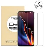 [2 Pack] OnePlus 6T Screen Protector Glass, KTTWO 9H Hardness Tempered Glass Anti-Scratch Bubble-Free Screen Protector for OnePlus 6T