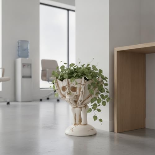 KAIYUEMAOYI Pot Fleurs Tête Mort, Jardinière – vue 3