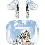 Skinit Decal Audio Skin Compatible with Apple AirPods Pro - Officially Licensed Disney Princess Cinderella Sketch Design