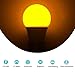LOHAS Bug Light Bulb Yellow LED Bulbs, Outdoor Porch Lights, Amber Bedroom Night Light Bulb A15 Bugs LED Bulbs, 40W Equivalent E26 Edison Bulb(5W), Warm LEDs Hallway Lighting Decorative Lamps(4 Pack)