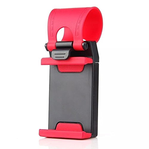 Suporte Veicular de Volante Para Celular, Smartphone, Iphone, GPS - VexDrive Cinza