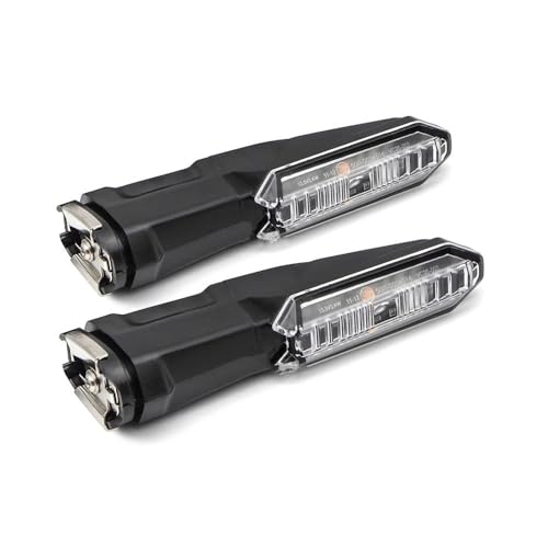 Clignotants de moto transparents compatibles avec Kawasaki Z1000 et Z650