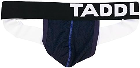 Taddlee Jocks Men Underwear Sexy Jockstraps Briefs Bikini Gay Cotton Backless (S, Dark Blue)