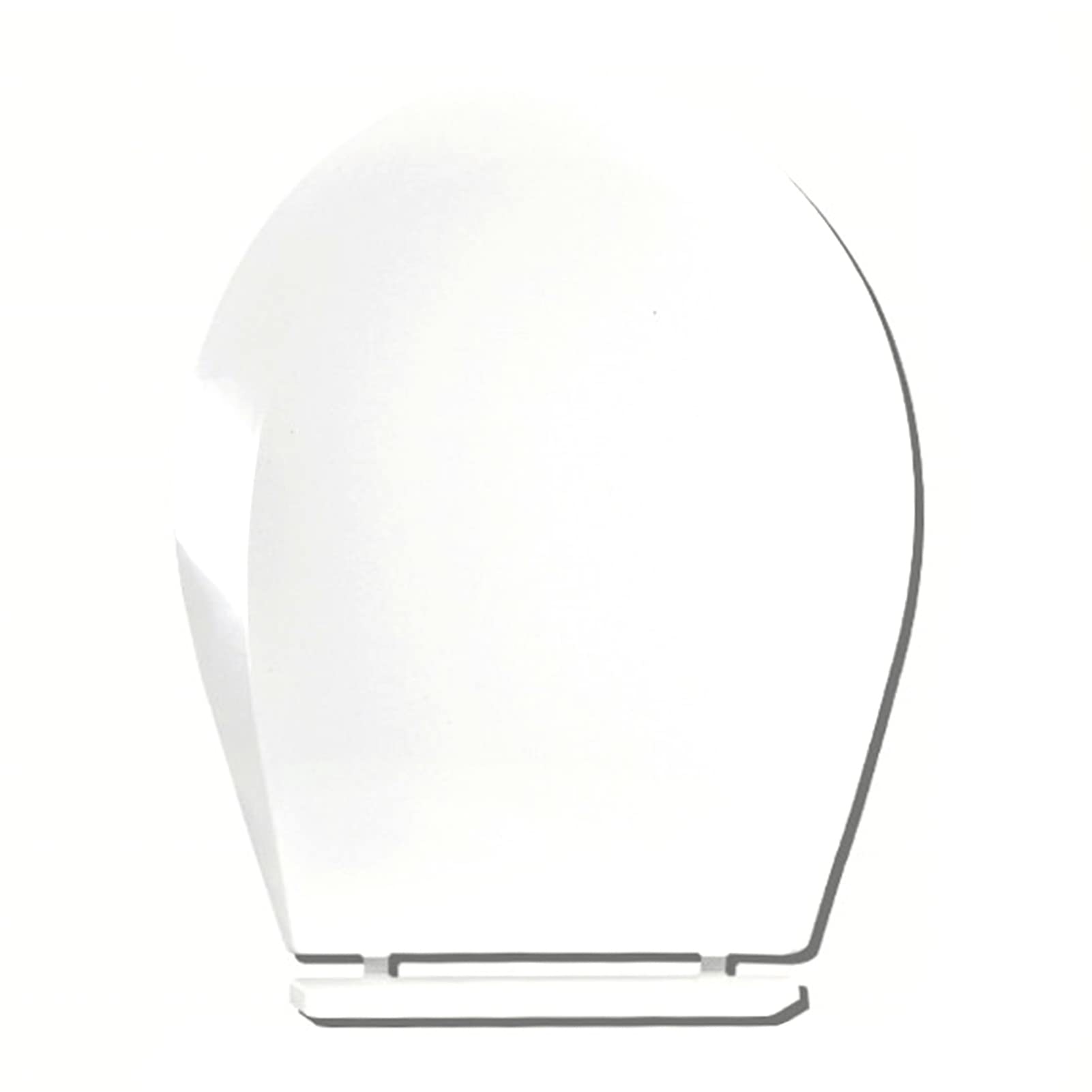 Dxpsxjl White Round Plastic Toilet Seat, Never Loosen With Strong Hardware, Fits Standard Toilets For Bathroom, Loosen, Round, Plastic, Seat, Hardware, Strong, Never, Toilet, Adjustable