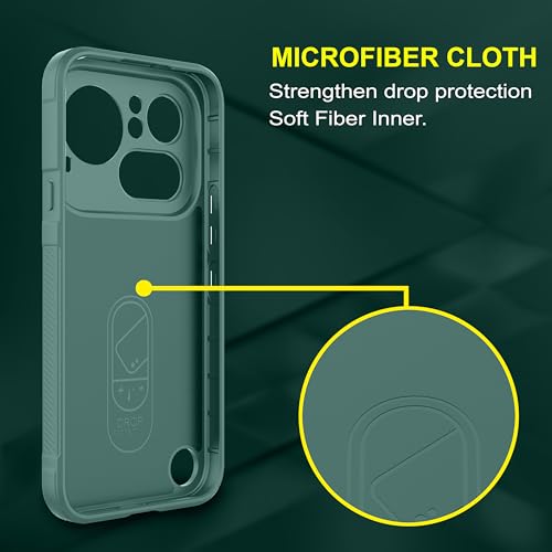 Image of Zapcase Back Case Cover for Nothing Phone (4a) Pro | Compatible for Nothing Phone (4a) Pro Back Cover | Liquid Silicon Magic Case with Camera Protection | Dark Green