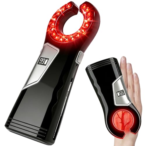 AUNTHUI Portable Vein Finder for IV Access,Professional Rechargeable Handheld Vein Locator with 1–99 Brightness Levels for Nurses, Clinics & Home Use,Suitable for All Skin Types - Black