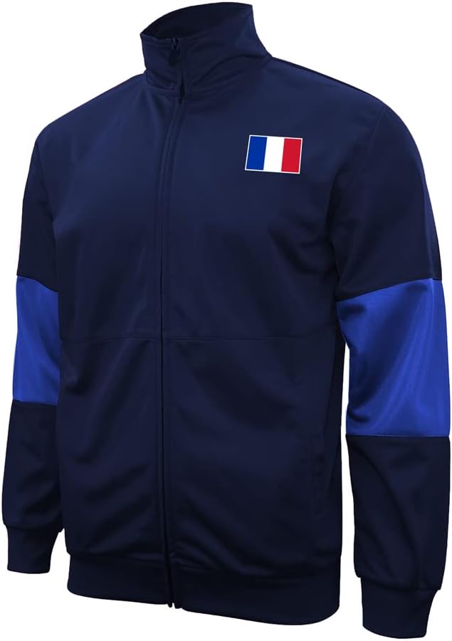 Icon Sports Adult Full-Zip Active Training Touchline Country Soccer Track Jacket