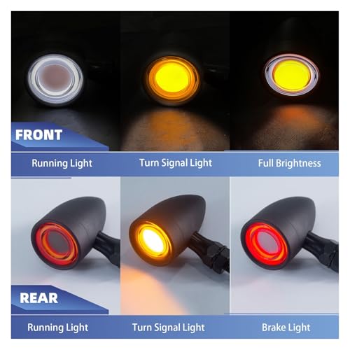 Mini feux universels moto LED haute luminosité pour finition Bobber - 2