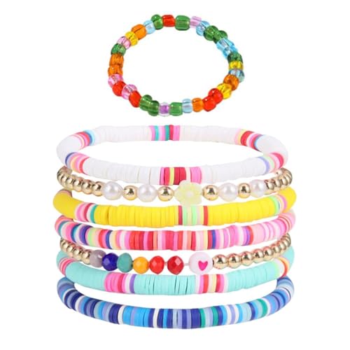 ZGDEIWGF 1 Juego De Pulseras para Mujer, 1 Anillo, Pulsera De Perlas, Pulsera...
